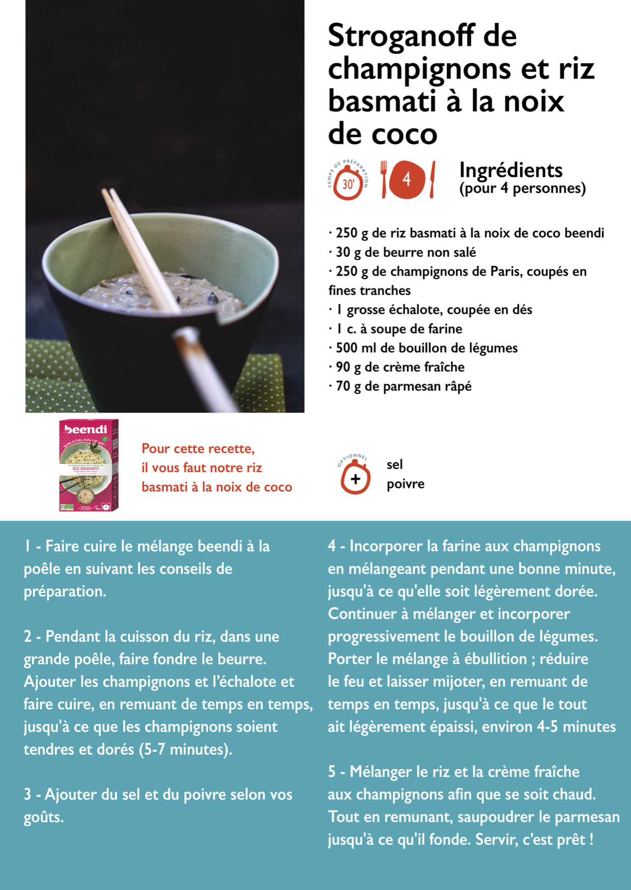 Fiches recettes beendi RIZ BASMATI à la noix de coco_hiver 2020